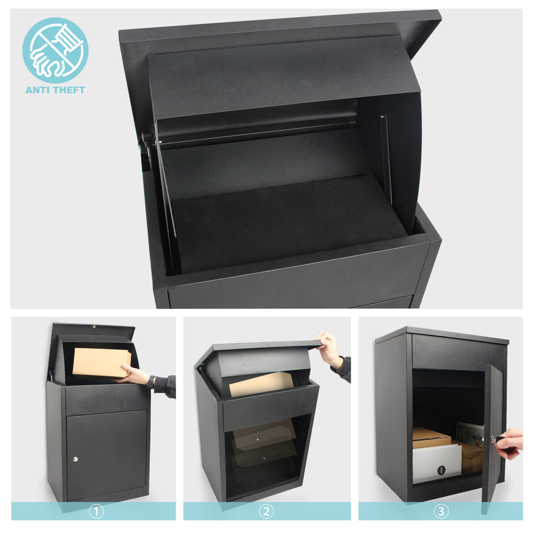 Parcel-Box-for-Letters-and-Parcels-with-2-Keys-Package-Box-Mailbox-Suitable-for-Home-Apartment-School-Office-58x44-5x35cm