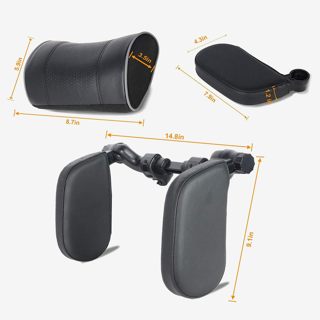 Todeco-Car-Head-Rest-180-Adjustable-Car-Headrest-Pillow-Set-of-Side-Head-Support-and-Neck-Pillows-for-Auto-Ideal-for-Car-Travel-Adults-Children-Adjustable-Bar-Black
