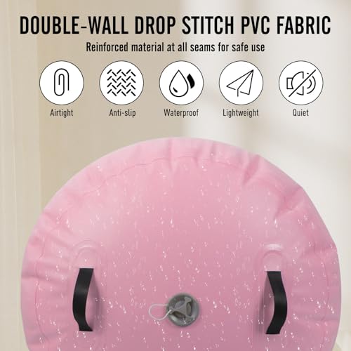 Leogreen 120cm Inflatable Air Roller Pink