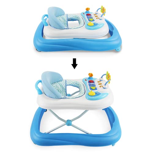 Leogreen-Evolving-Baby-Walker-Musical-Walker-Adjustable-Walker-for-6-to-18-months-Comfort-Baby-Walker-with-Padded-Seat-and-Backrest-Activities-with-Sounds-Light-Light-sky-blue