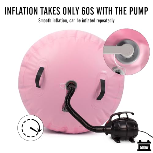Leogreen 120cm Inflatable Air Roller Pink