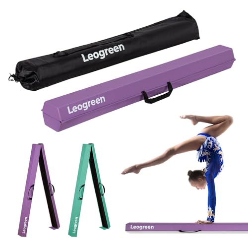 Leogreen Foldable Gymnastics Beam 270cm Purple