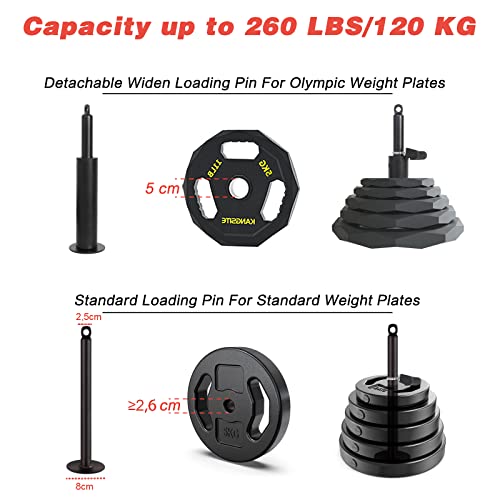 Leogreen-Pulley-System-Lifting-Fitness-LAT-Machine-Strength-Training-Pulley-Roller-for-Cable-Roller-180cm-230cm-Cable-for-Biceps-Arm-Forearm-Shoulder