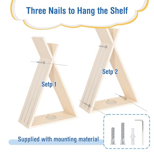 Todeco-Magnetic-Shelf-for-Tonie-Box-and-Tonies-Up-to-70-80-Tonies-Free-Standing-or-Wall-Mounted-Shelf-for-Children-s-Music-Box-Triangle