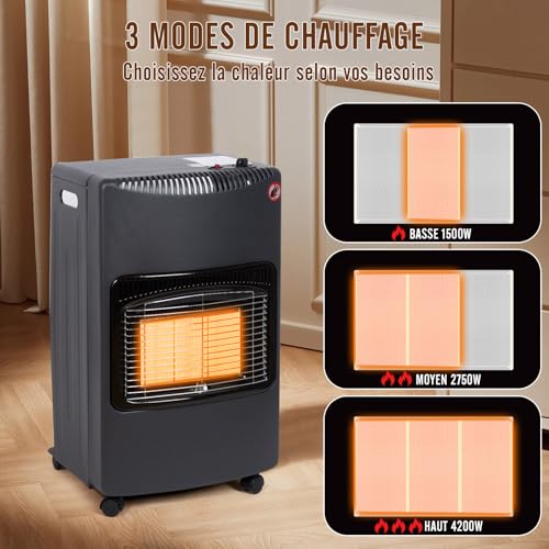 Chauffage au Gaz 4200 Watts