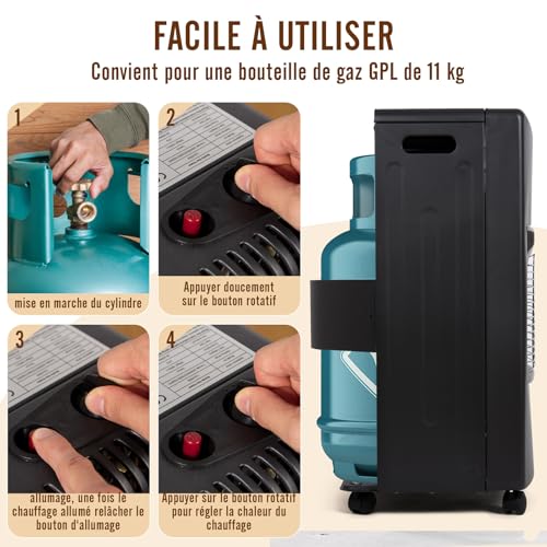 Chauffage au Gaz 4200 Watts