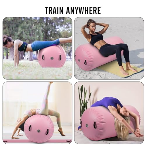 Leogreen 120cm Inflatable Air Roller Pink