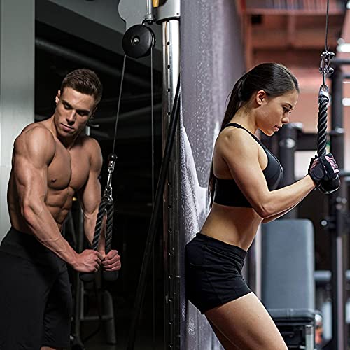 Leogreen-Pulley-System-Lifting-Fitness-LAT-Machine-Strength-Training-Pulley-Roller-for-Cable-Roller-180cm-230cm-Cable-for-Biceps-Arm-Forearm-Shoulder