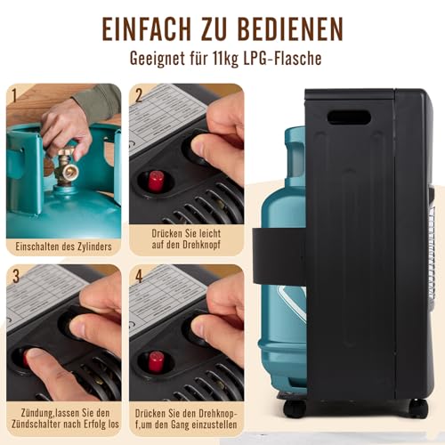 Chauffage au Gaz 4200 Watts