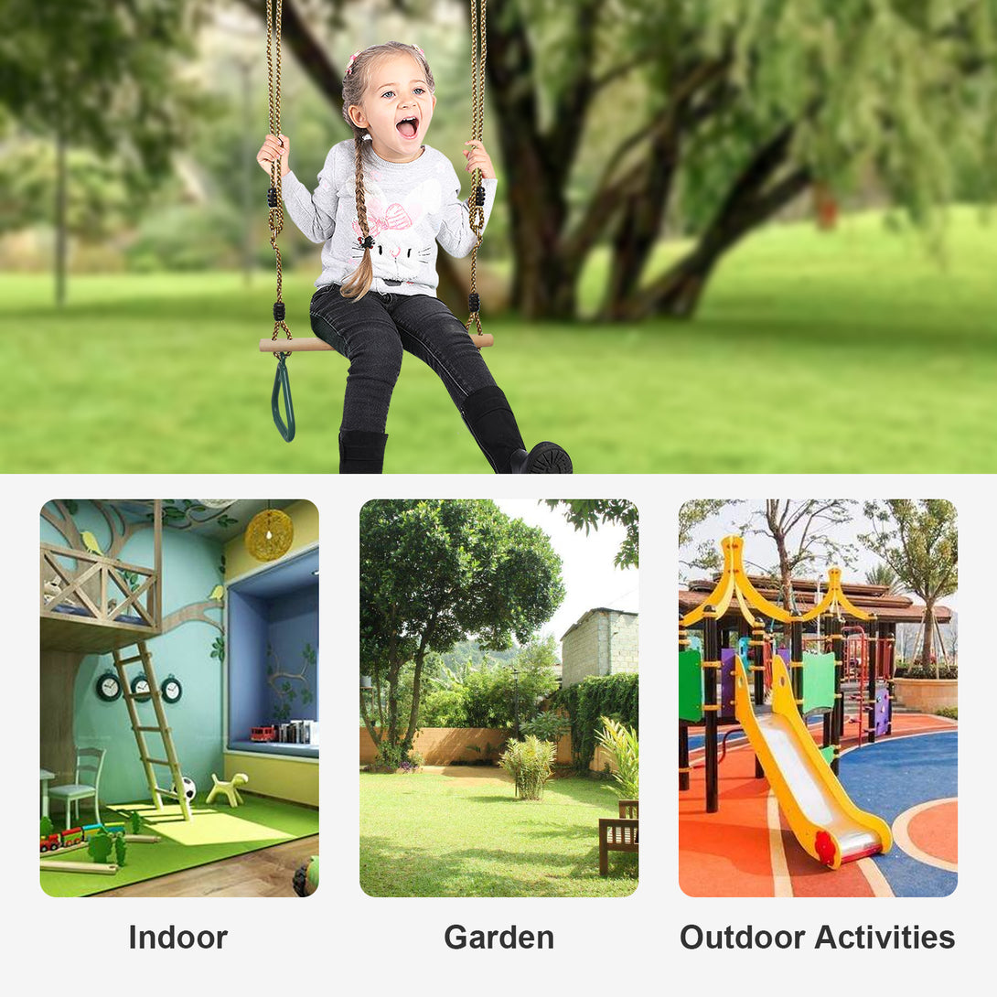 Leogreen-wooden-trapeze-swing-swing-with-gymnastic-rings-green-200-cm-material-plastic-PP-PE-wood