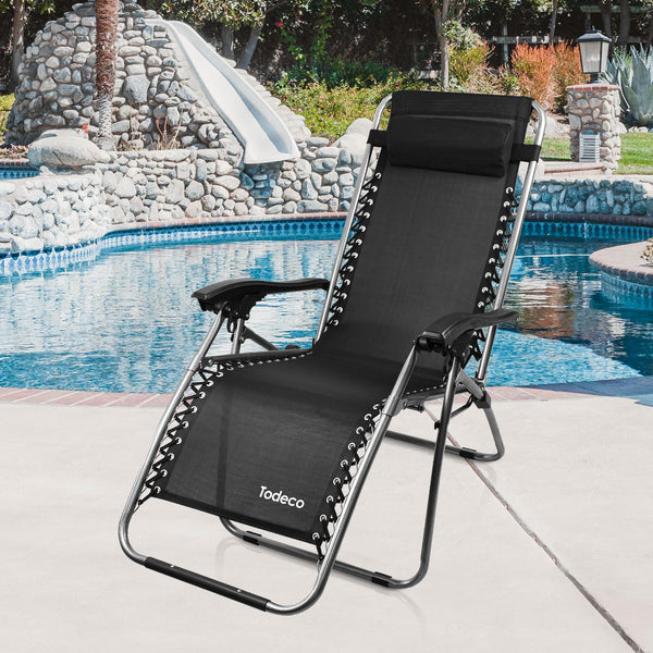 Tumbona Chaise Longue (Negro)