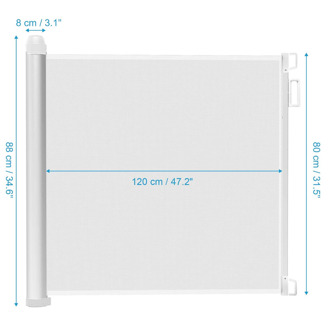 Baby-Safety-Gate-Dog-Gate-for-Stairs-and-Door-Expandable-and-Rollable-Safety-Gate-0-125cm-One-Hand-Locking-System-Easy-Installation-White