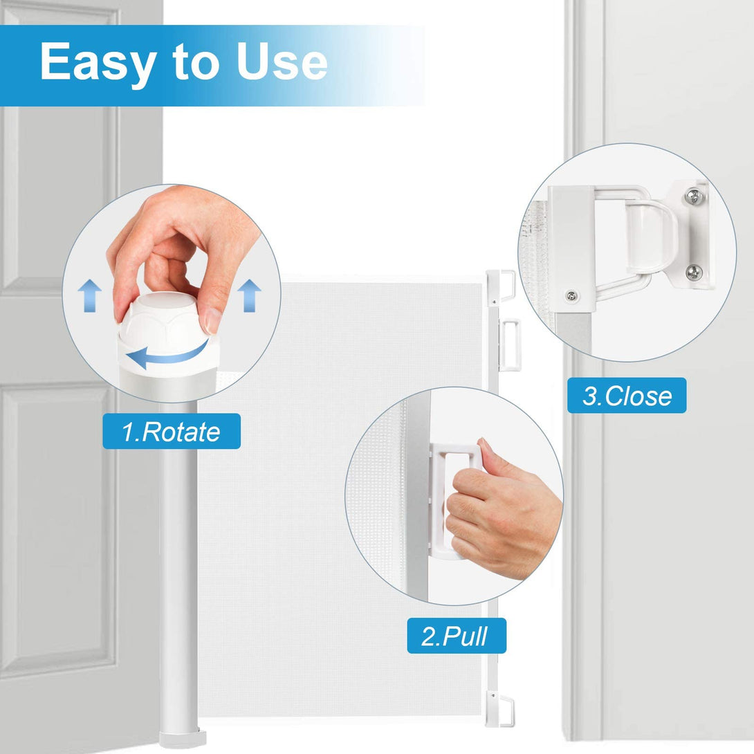 Baby-Safety-Gate-Dog-Gate-for-Stairs-and-Door-Expandable-and-Rollable-Safety-Gate-0-125cm-One-Hand-Locking-System-Easy-Installation-White