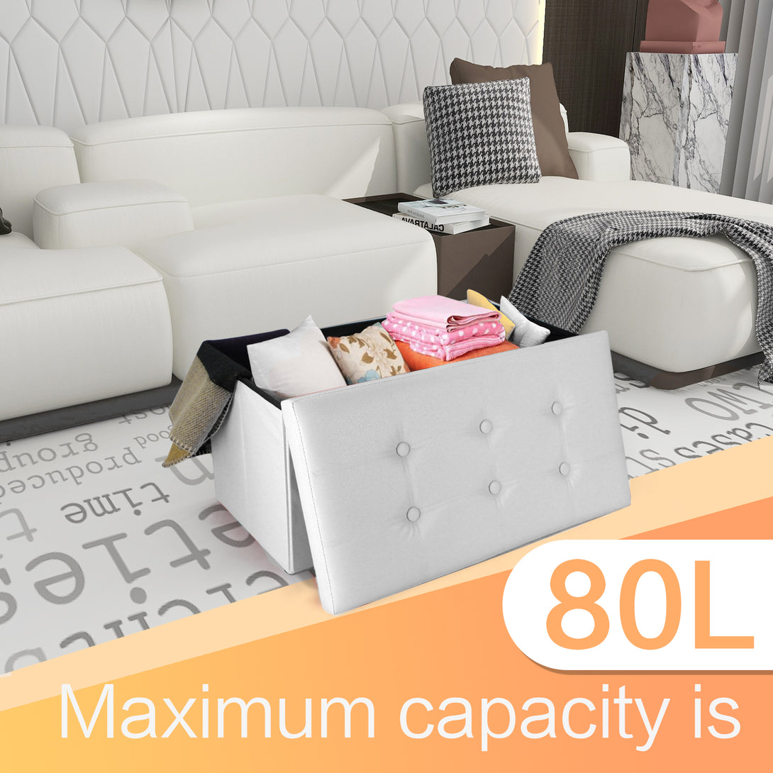 Storage-Chest-with-2-in-1-Lid-White-Foldable-Faux-Leather-Storage-Bench-Ottoman-with-Storage-Space-80L-Indoor-Storage-Pouf-for-Living-Room-Bedroom