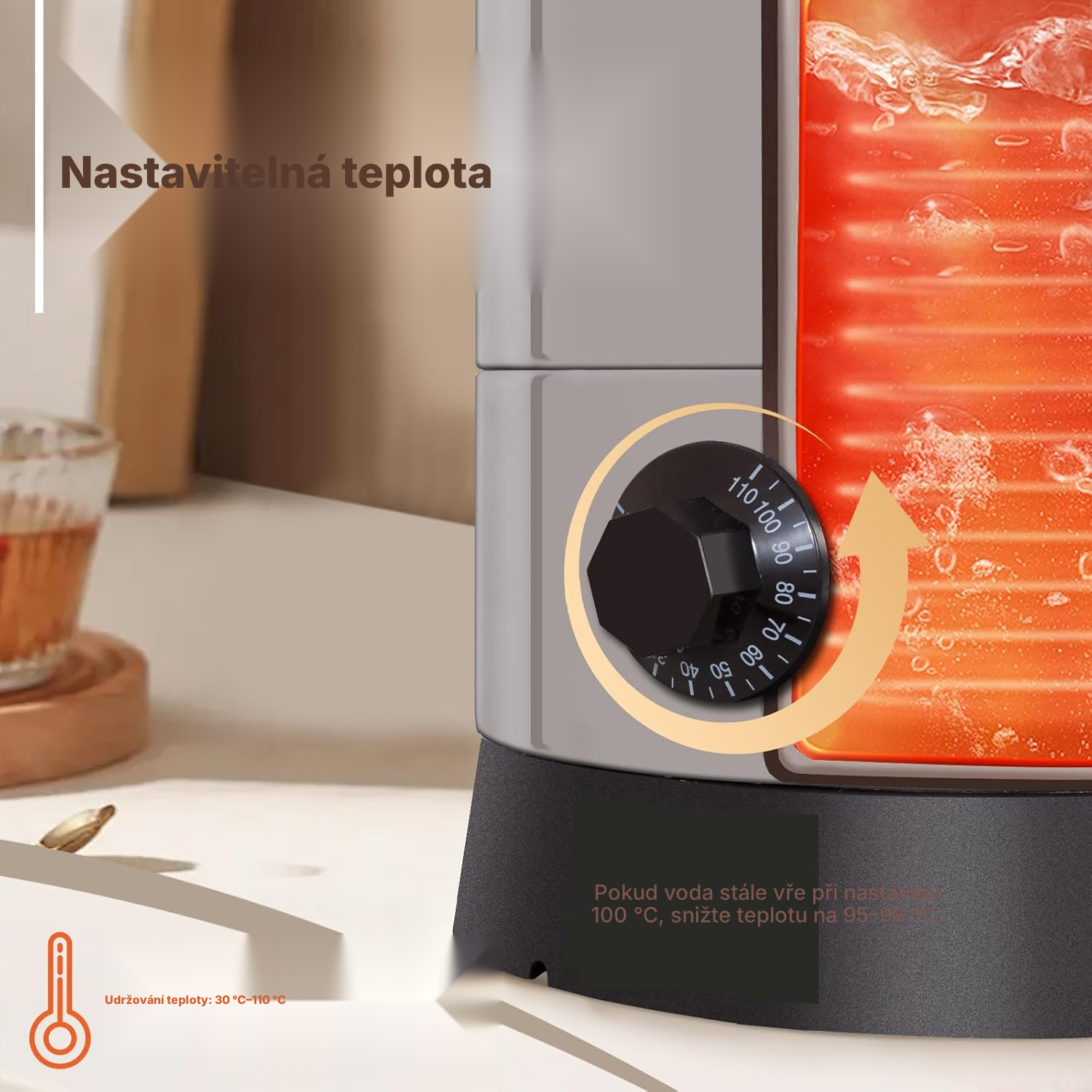 Automat na horké nápoje 9,3 l 45 cm — 3