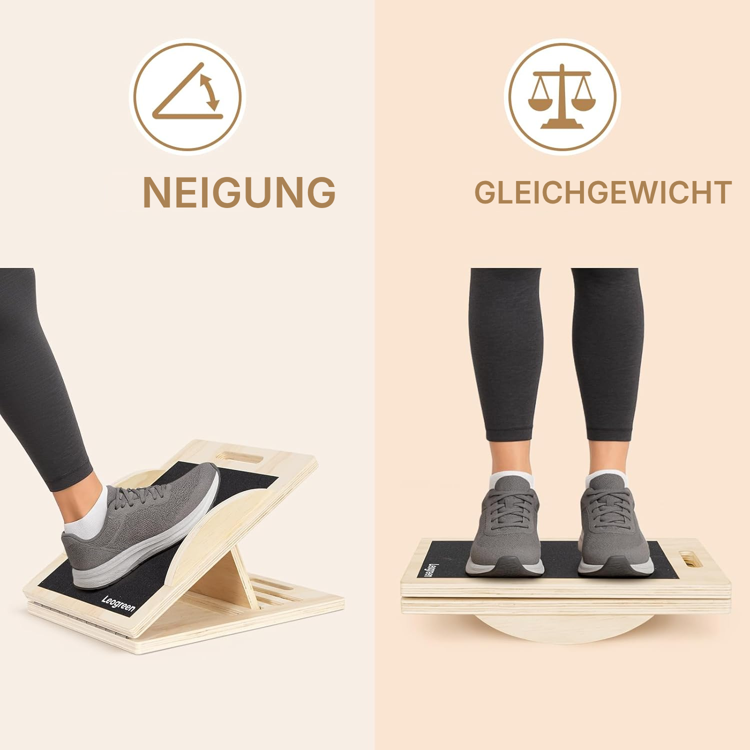 Verstellbares 2-in-1 balance board — 2