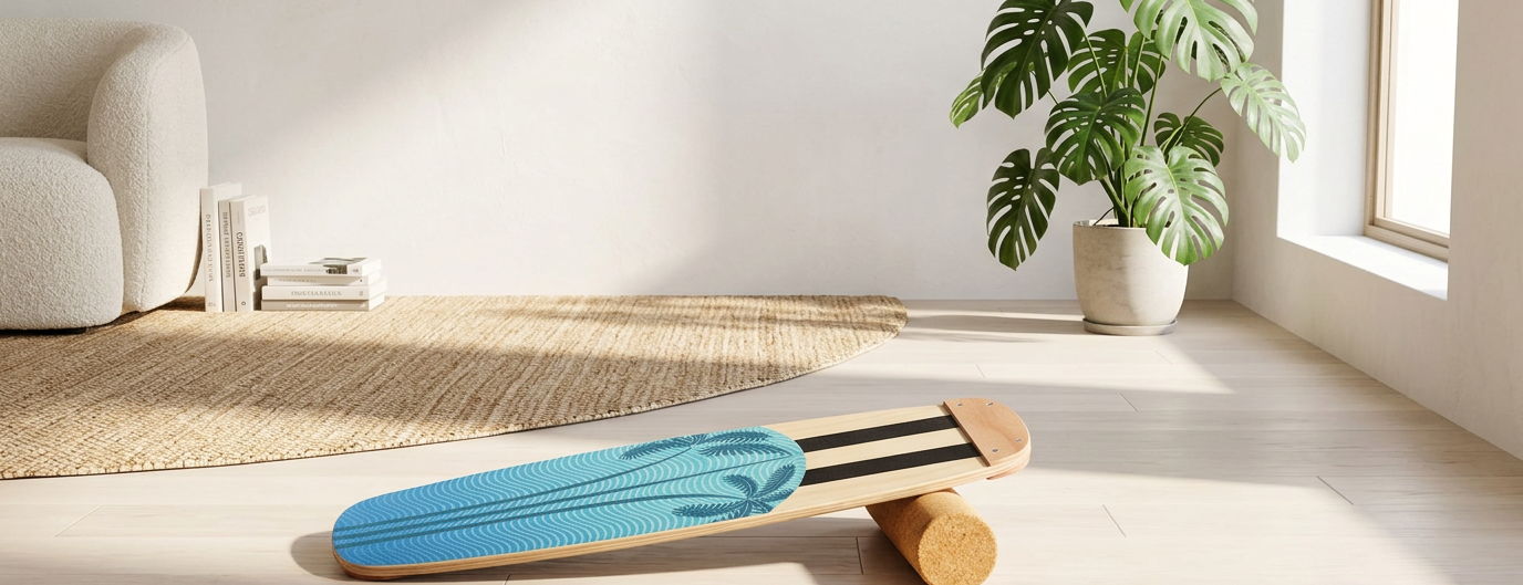 Balance Board 74 cm Cocotier classique – 7 Stufen