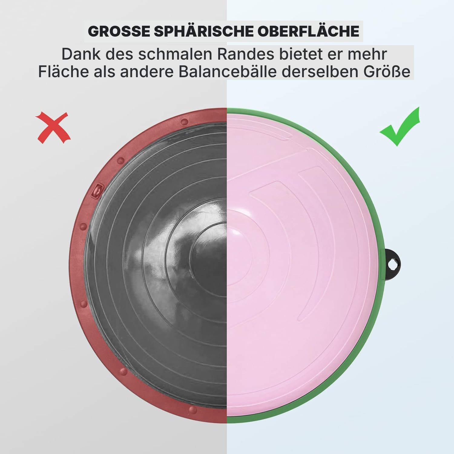Rosa Gymnastikball für Balance & Ganzkörpertraining — 5