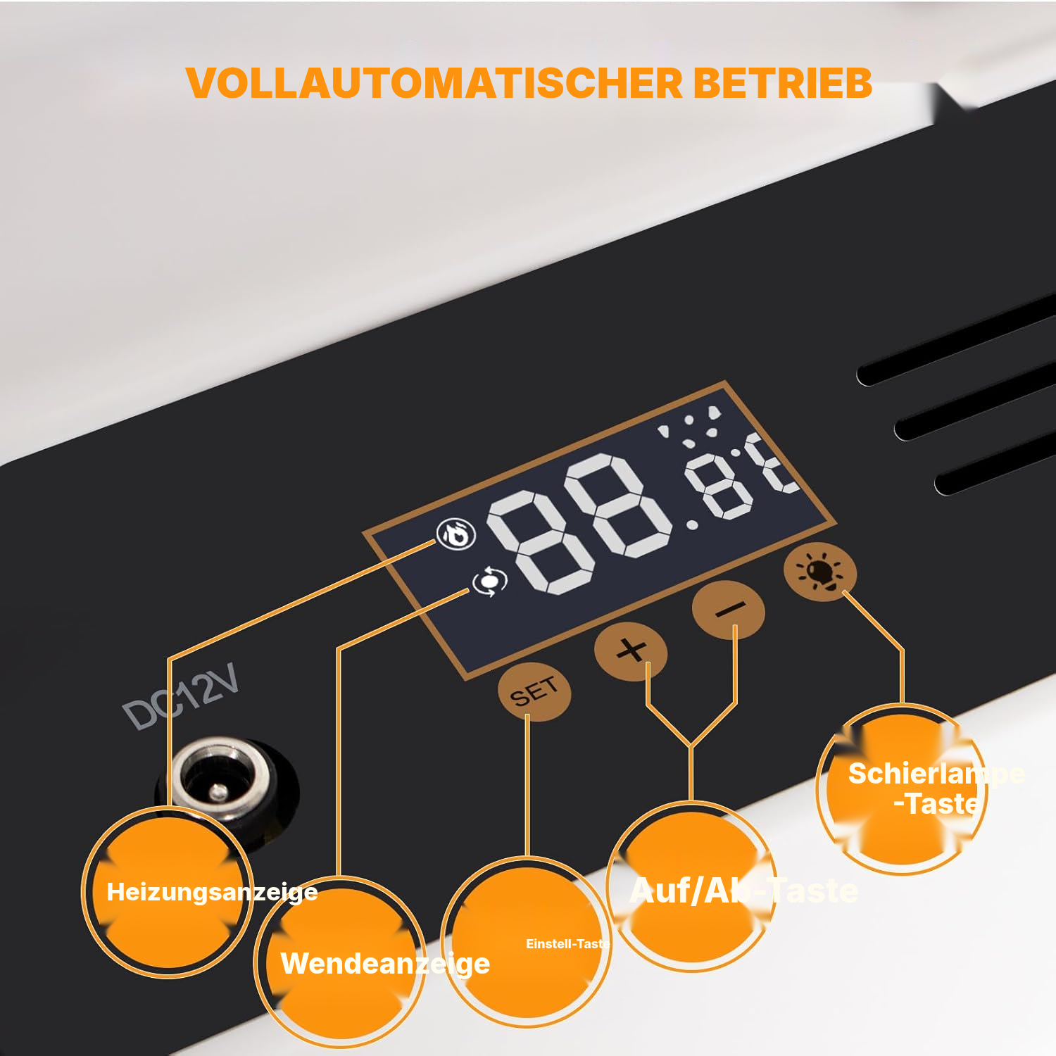 Brutautomat vollautomatisch – 48 Eier, 40 cm — 2