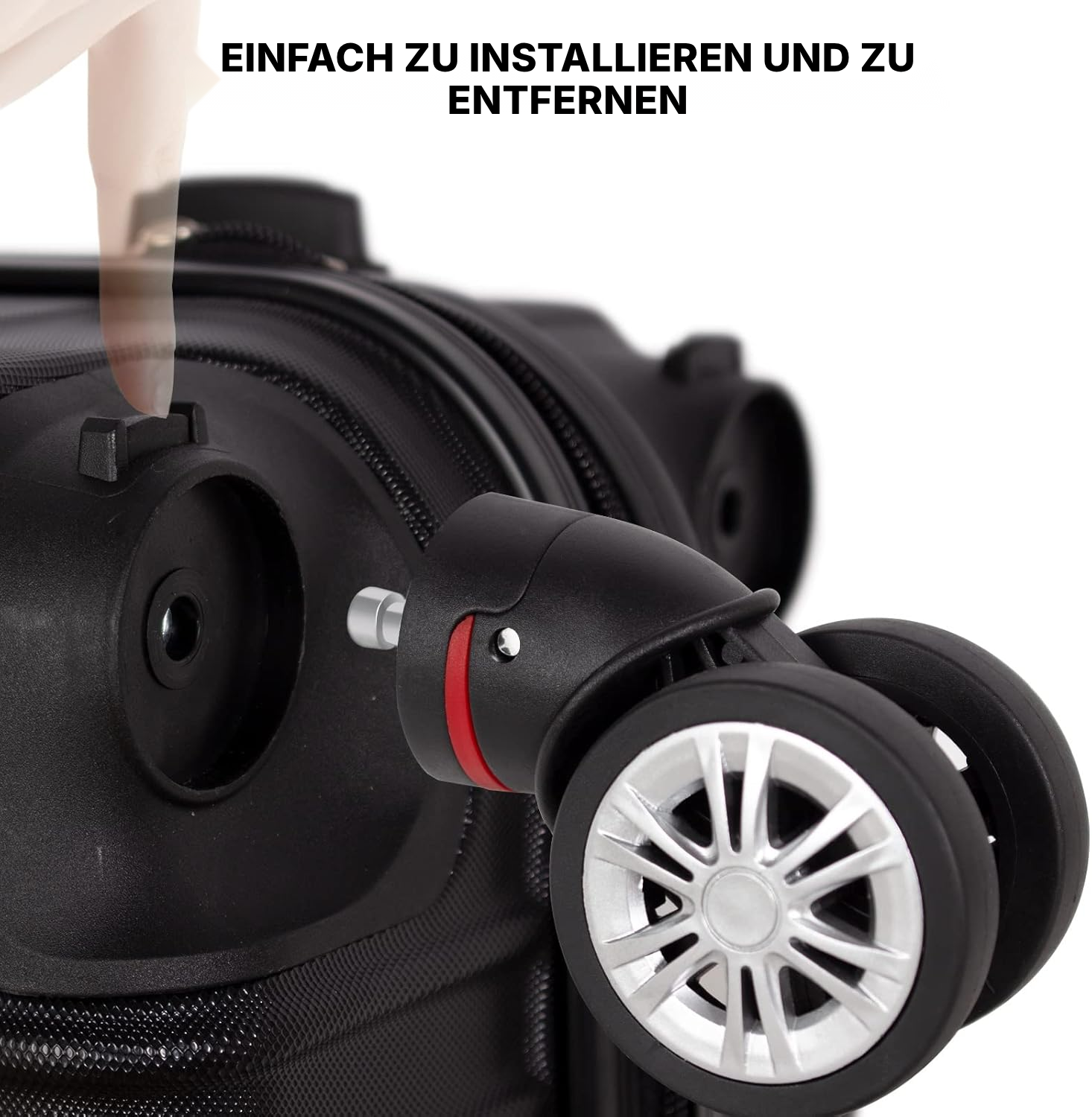 4 Ersatzrollen für Todeco-Koffer — 2