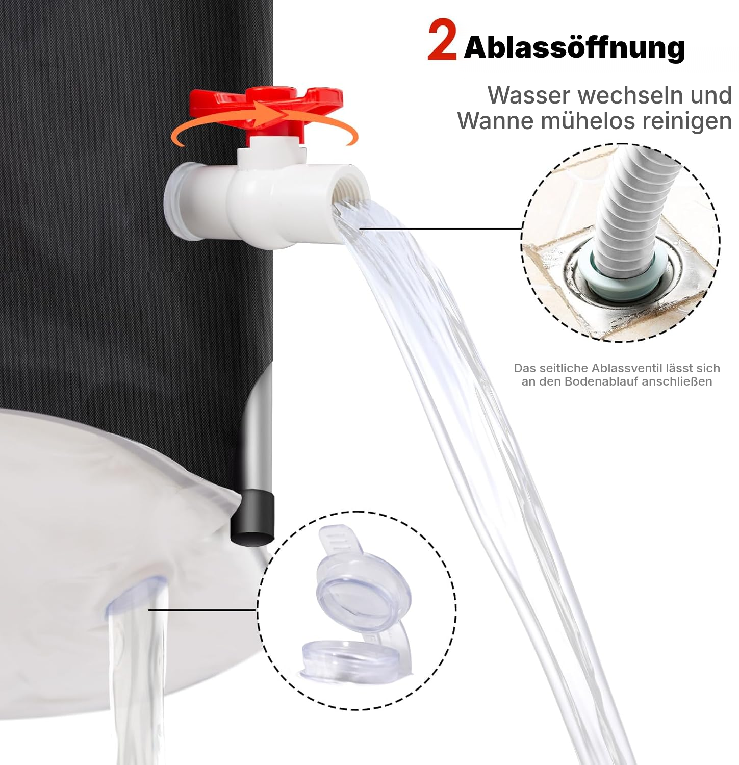 Faltbare Badewannen – 140 cm für zuhause — 4