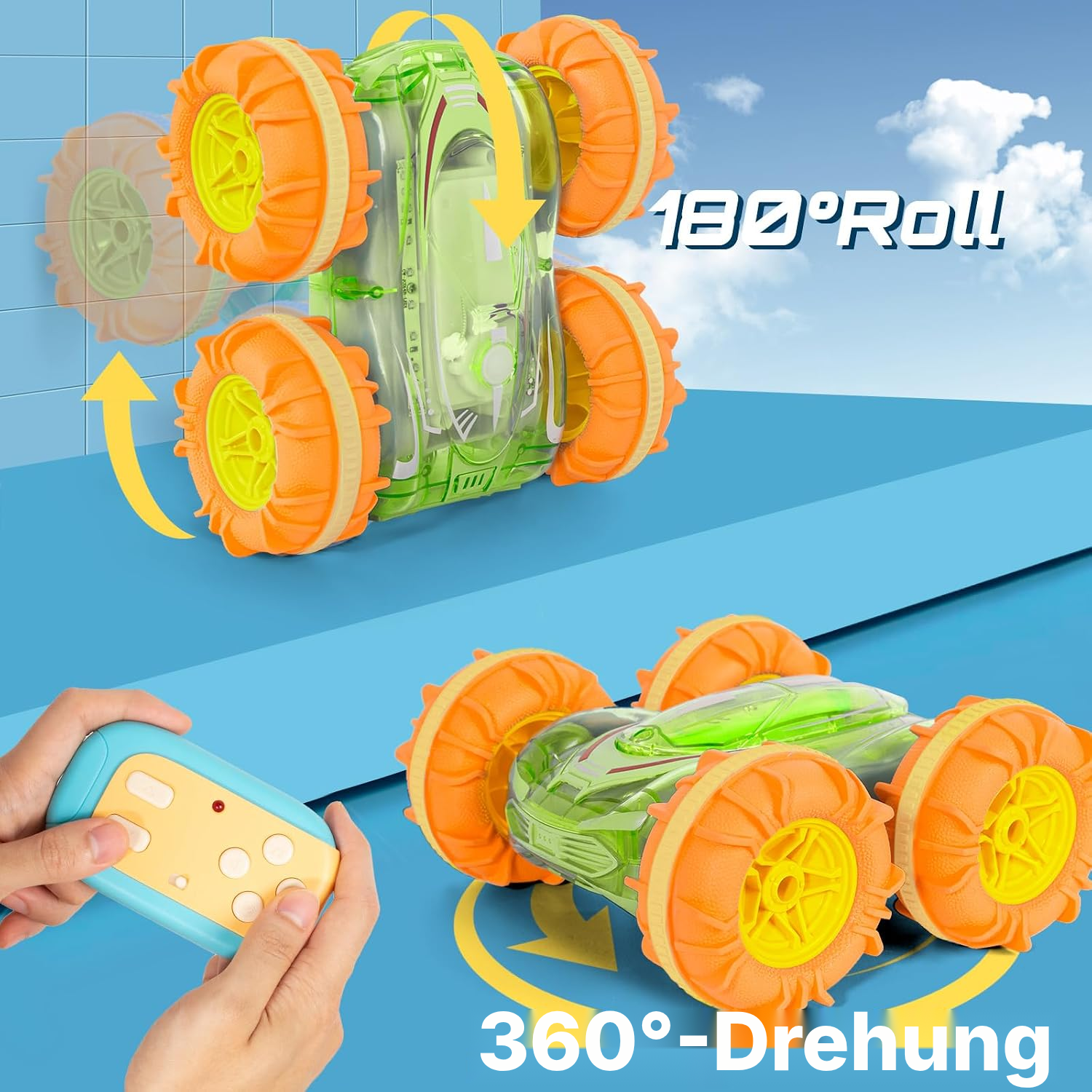 RC Auto amphibisch – 4WD für jedes Terrain — 3