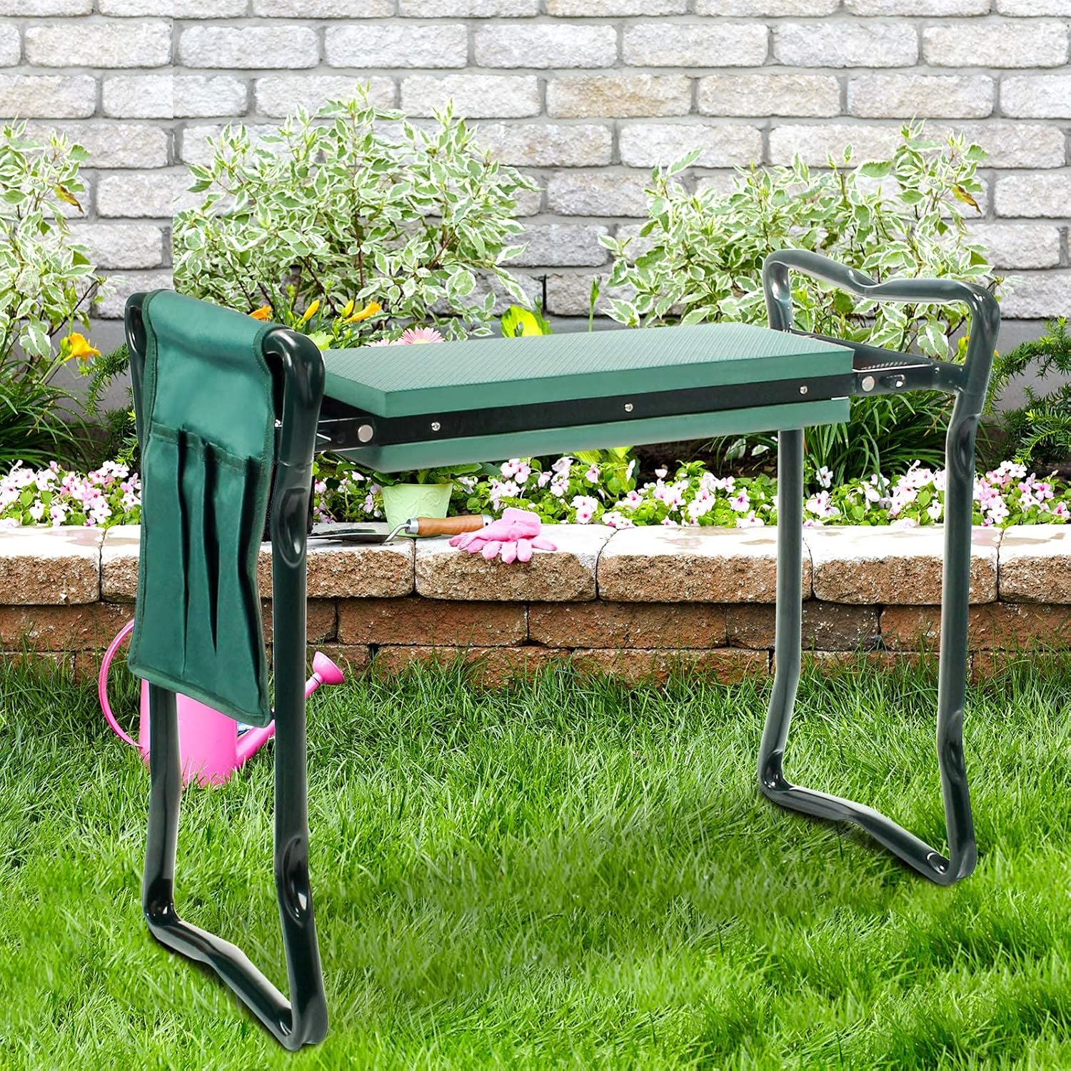 Gartenhocker 2-in-1 – bequem knien und sitzen — 5