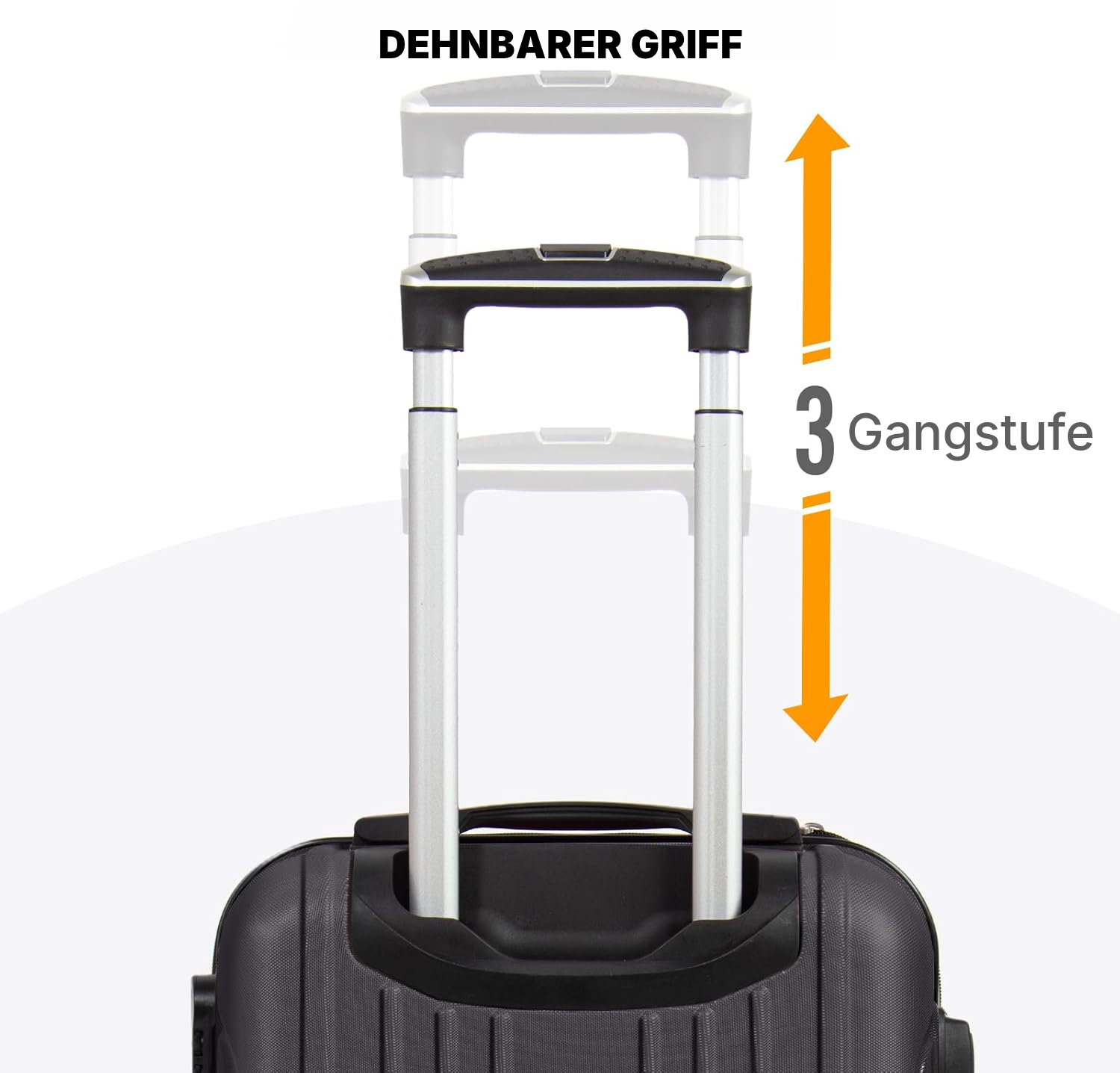 Koffer mittelgroß 68 cm – stabiler Hartschalen-Trolley — 6