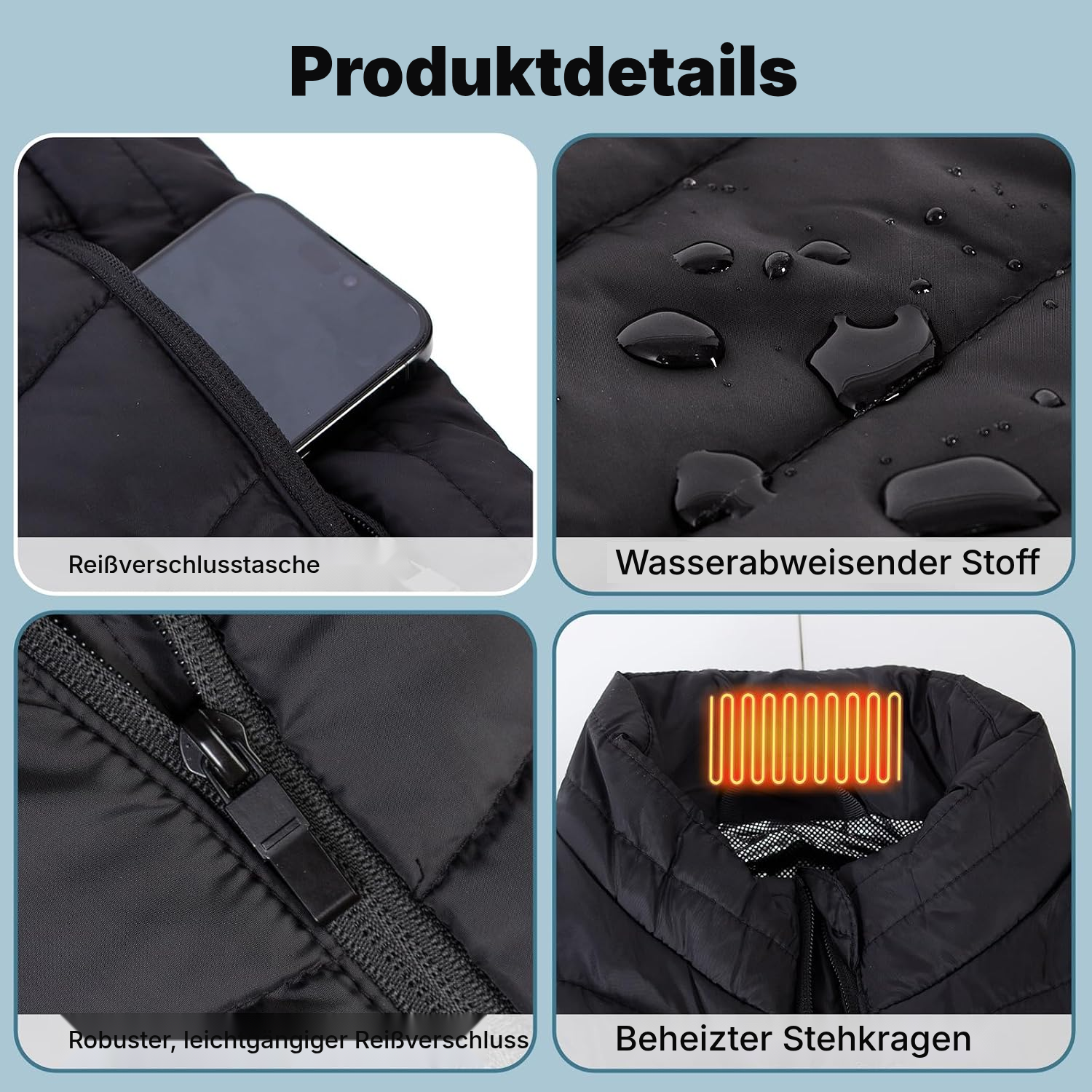 Beheizbare Weste XL – Wärme in 21 Zonen — 4