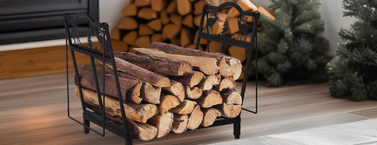 Kaminholzregal innen klappbar – 40 × 38 × 32 cm