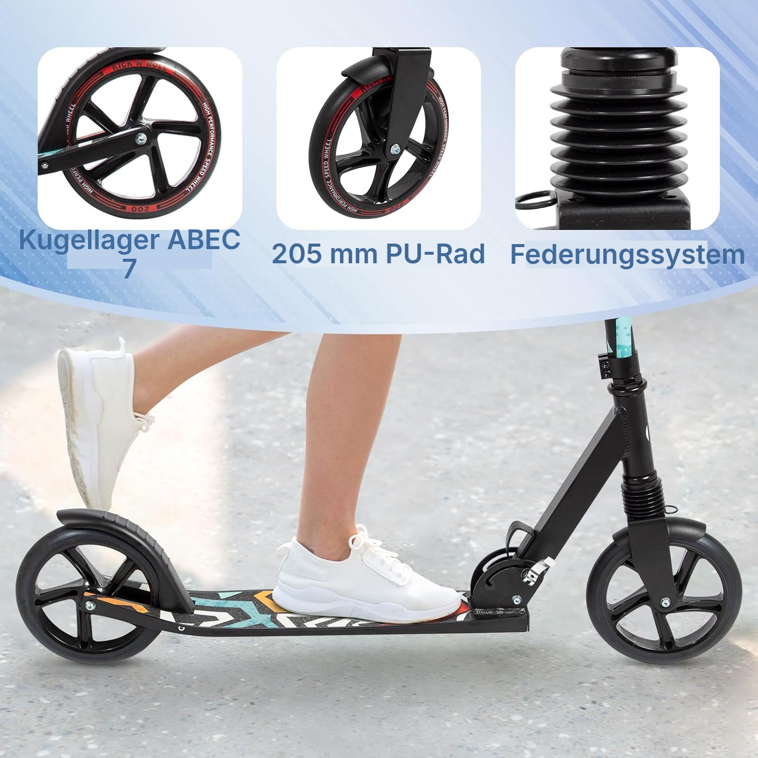 Erwachsenen Roller – faltbar, 47 cm — 3