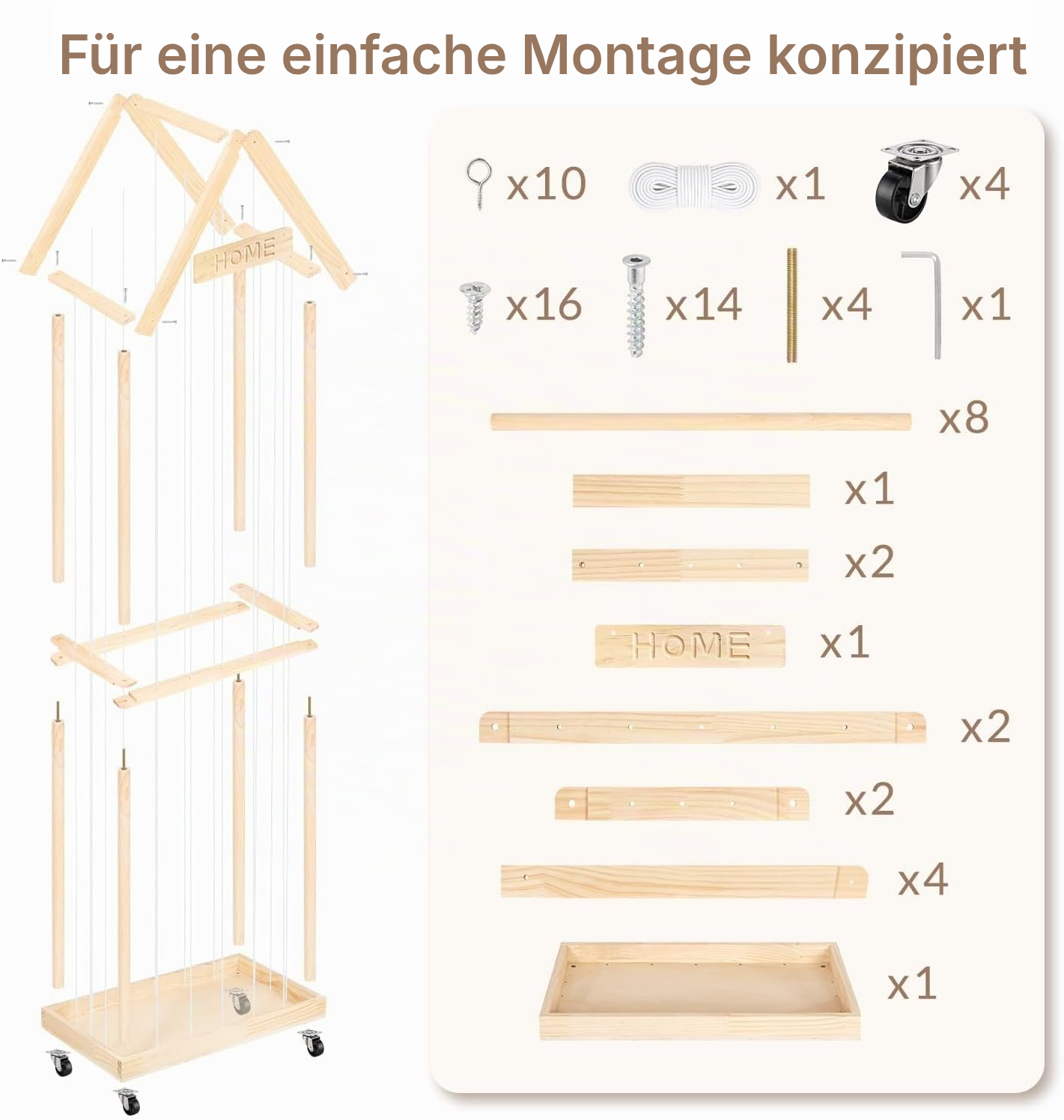 Kinderregal für Kuscheltiere – 2 Ebenen, 164 cm — 7