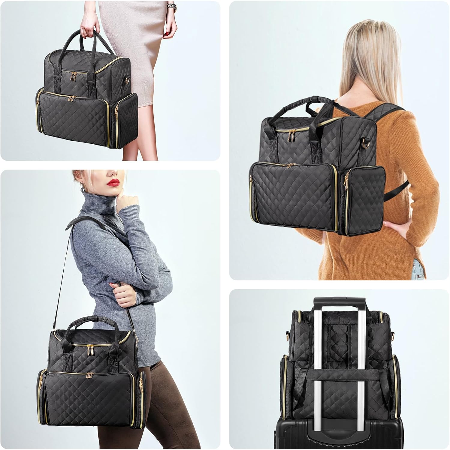 Kosmetiktasche Schwarz – Nagellack ordentlich — 4