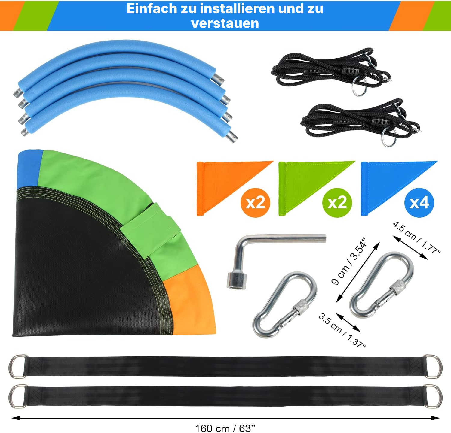 Nestschaukel 300 kg für Garten & Terrasse — 4