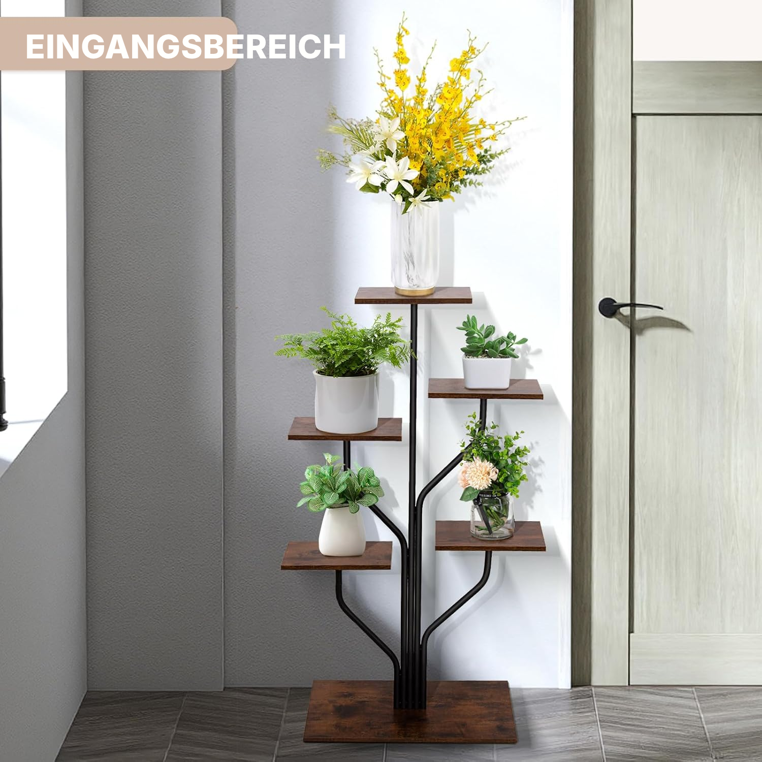 Pflanzenregal für große Pflanzen – 5 Ebenen — 6