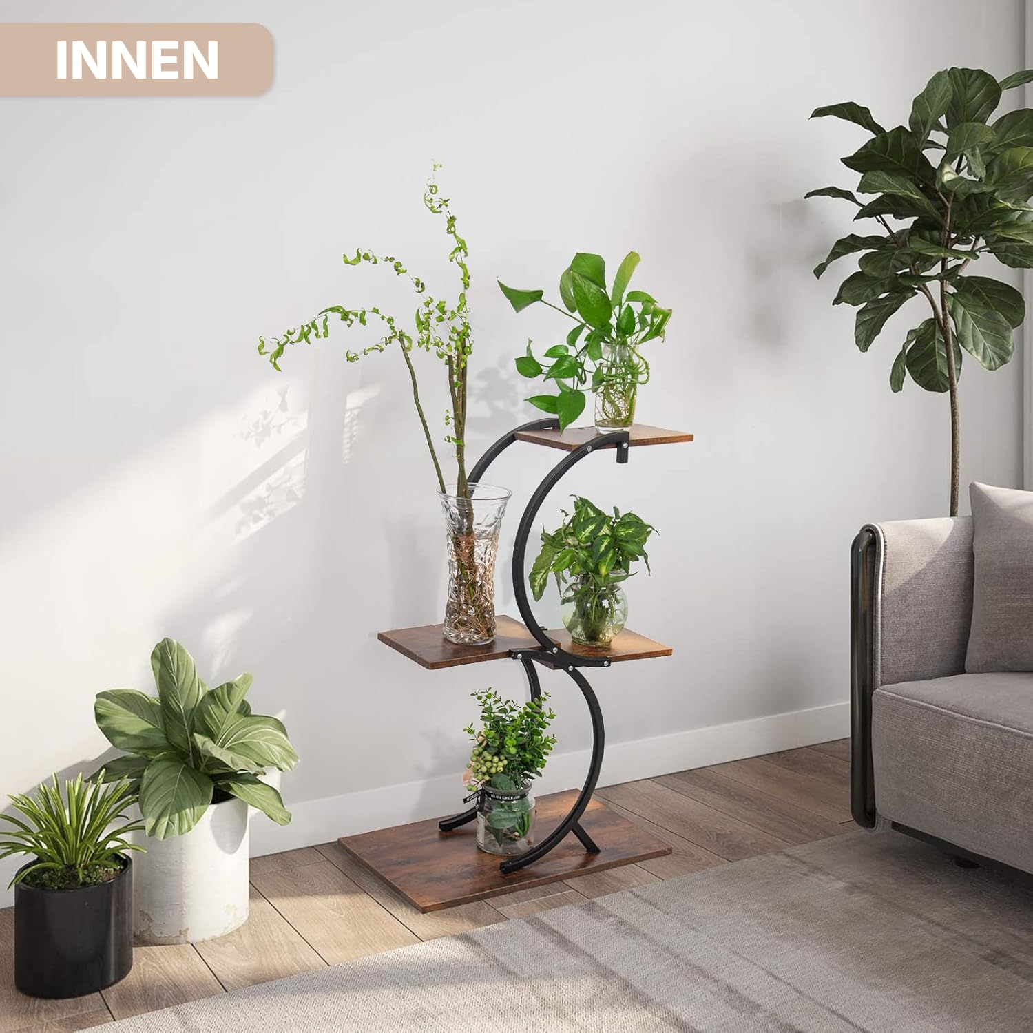 Pflanzenständer klein – 4 Ebenen — 5