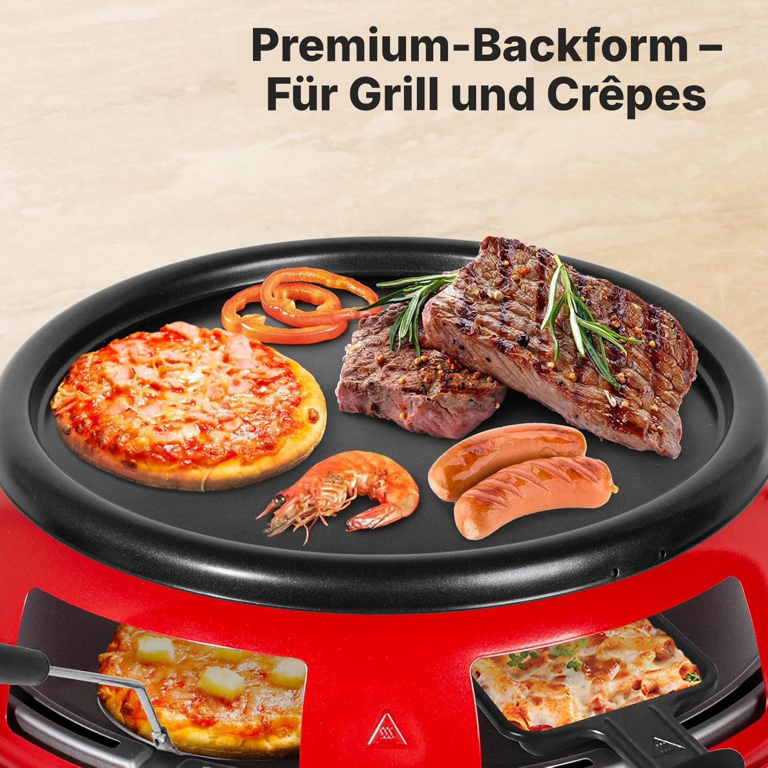 Pizza Ofen 3-in-1 für 6 Personen — 2