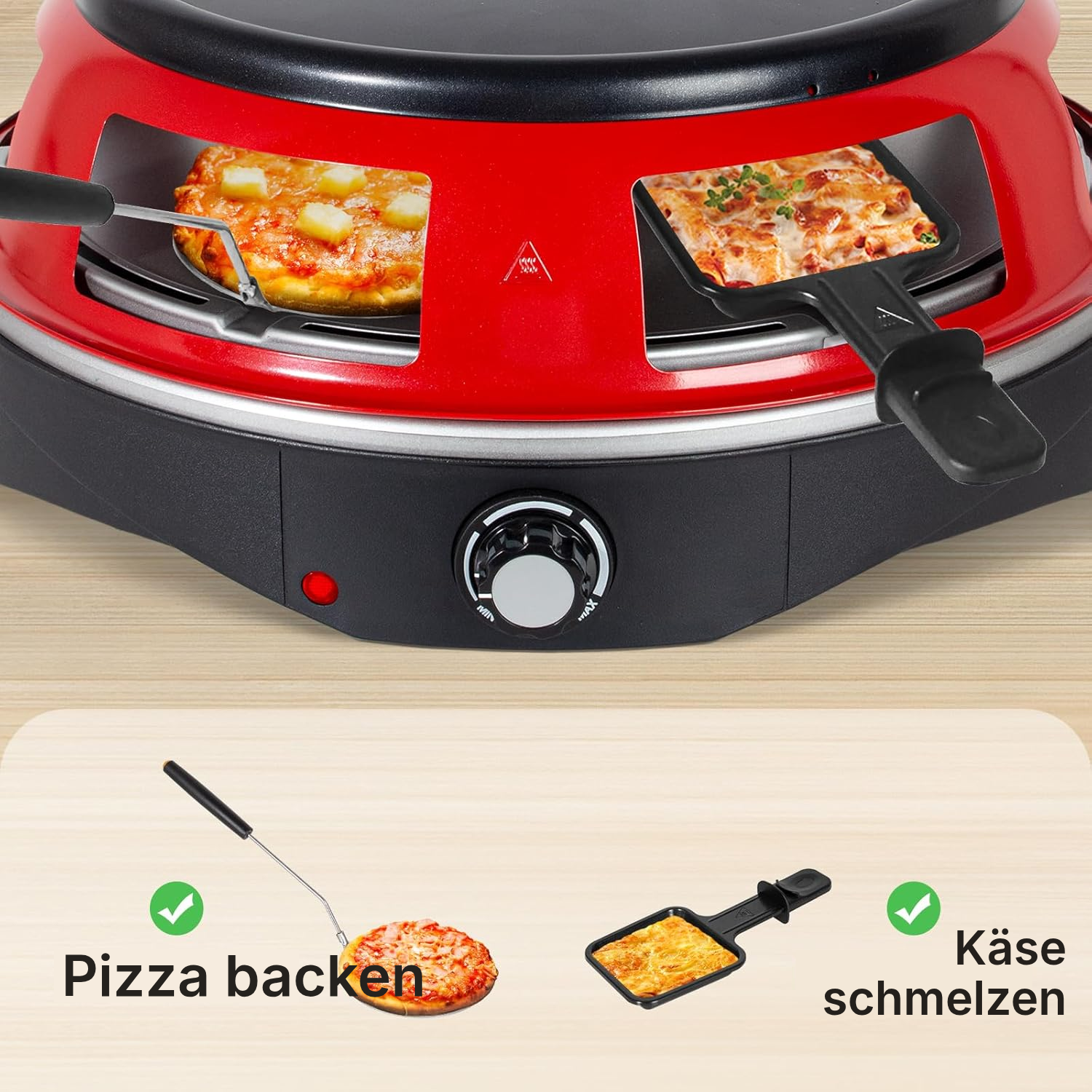 Pizza Ofen 3-in-1 für 6 Personen — 3
