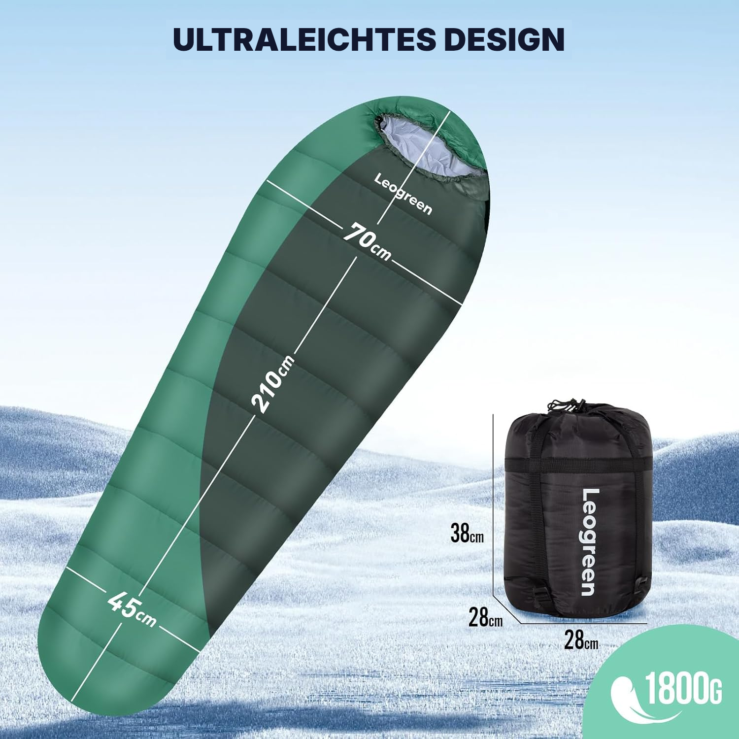 ultraleicht schlafsack – draußen warm schlafen — 4