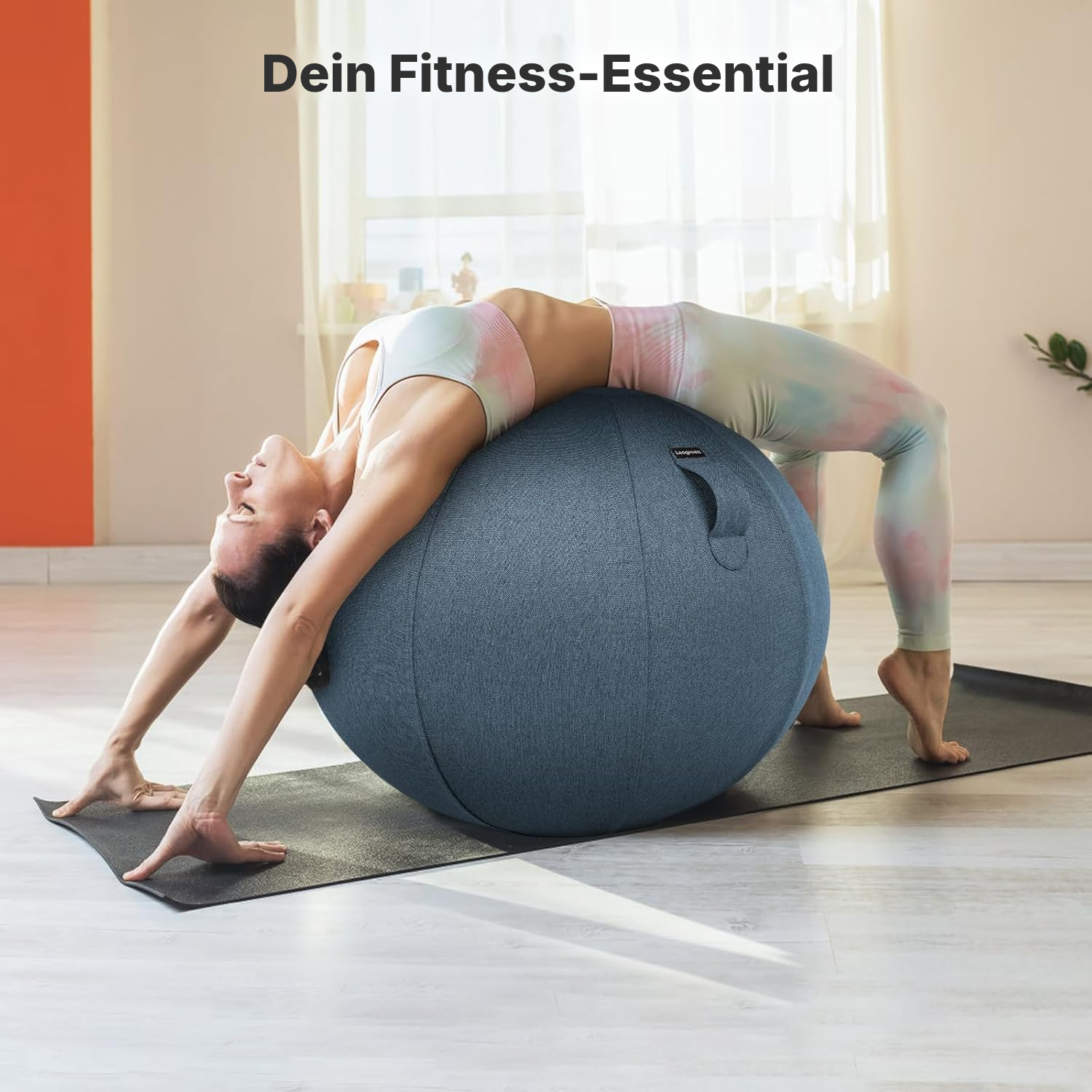 Yoga Ball 14 cm blau – aktives Sitzen — 6