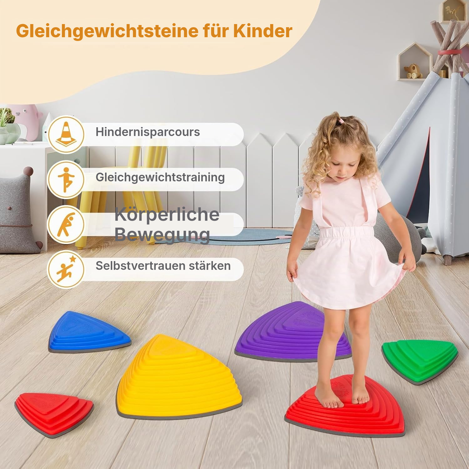 Stapelsteine Balance für Kinder – spielend bewegen — 4