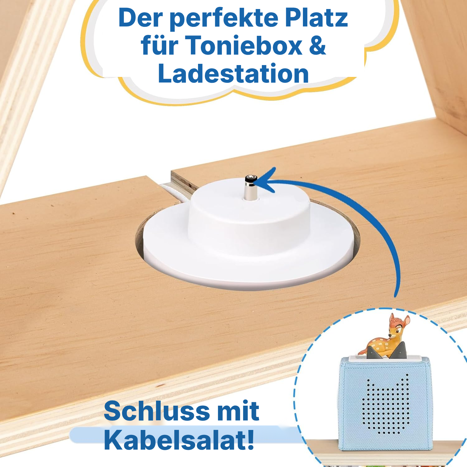 Magnetregal für Toniebox/Tonies – Dreieck, 58 cm — 4