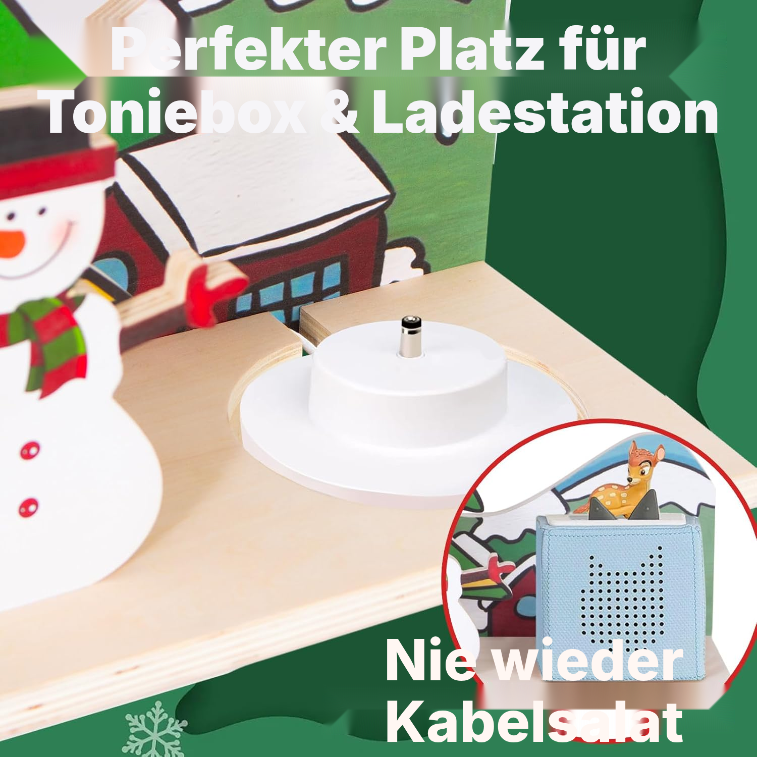 Magnetregal für Toniebox/Tonies – drehbarer Weihnachtsbaum, 40 cm — 5