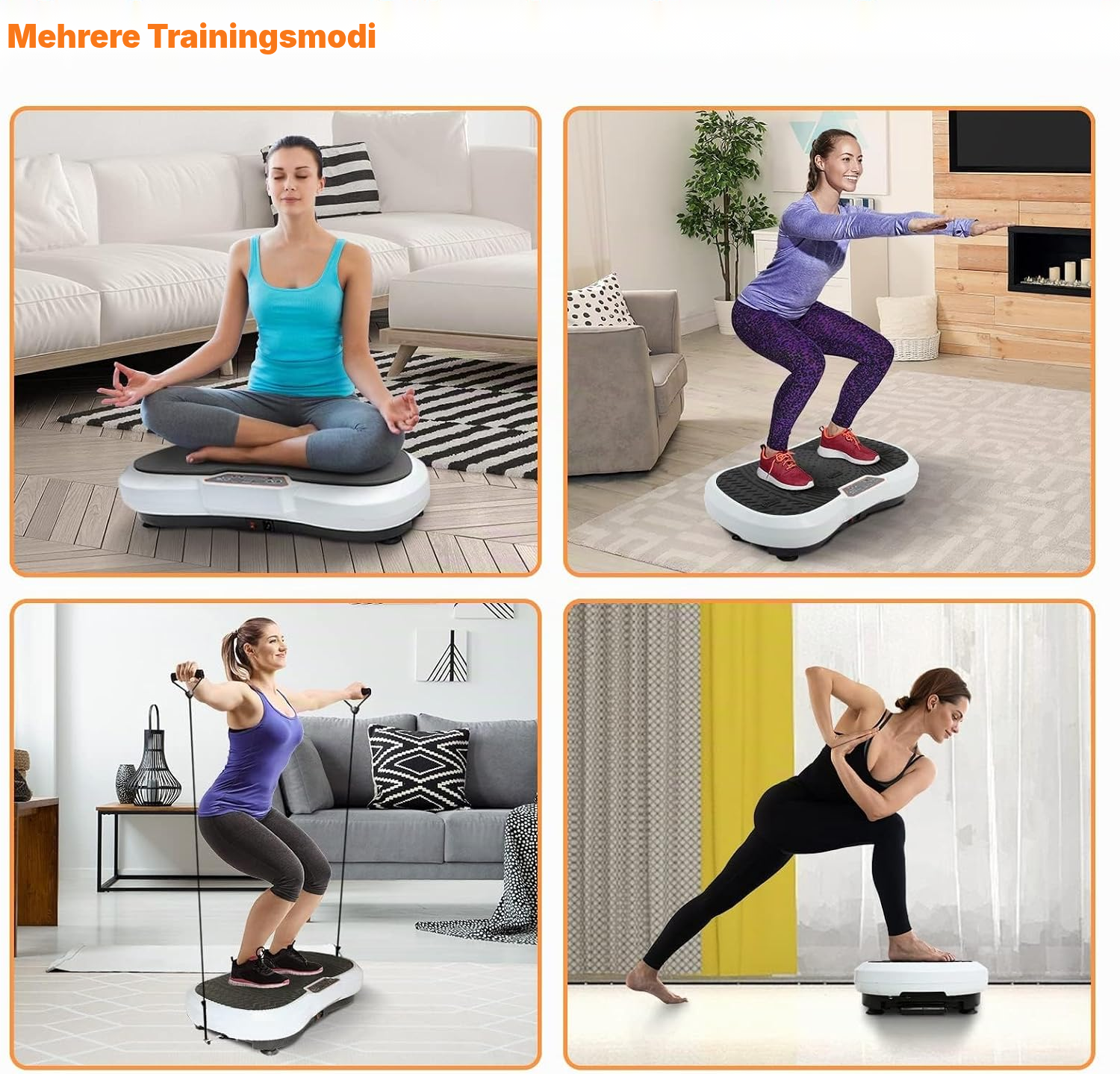 Vibrationsplatte für komplettes Home-Fitness — 6