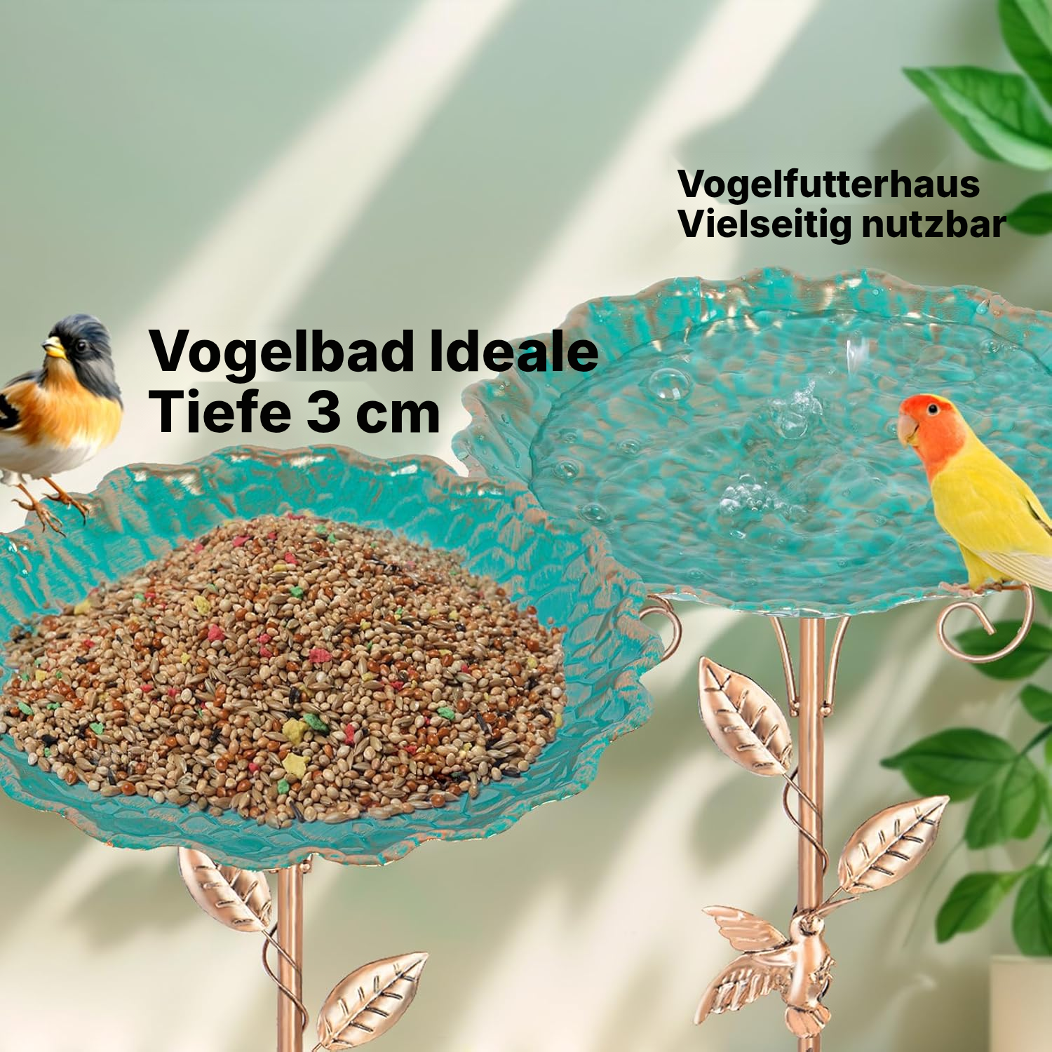 Vogeltränke Petit 1 Schale, 79 cm, standfest — 2