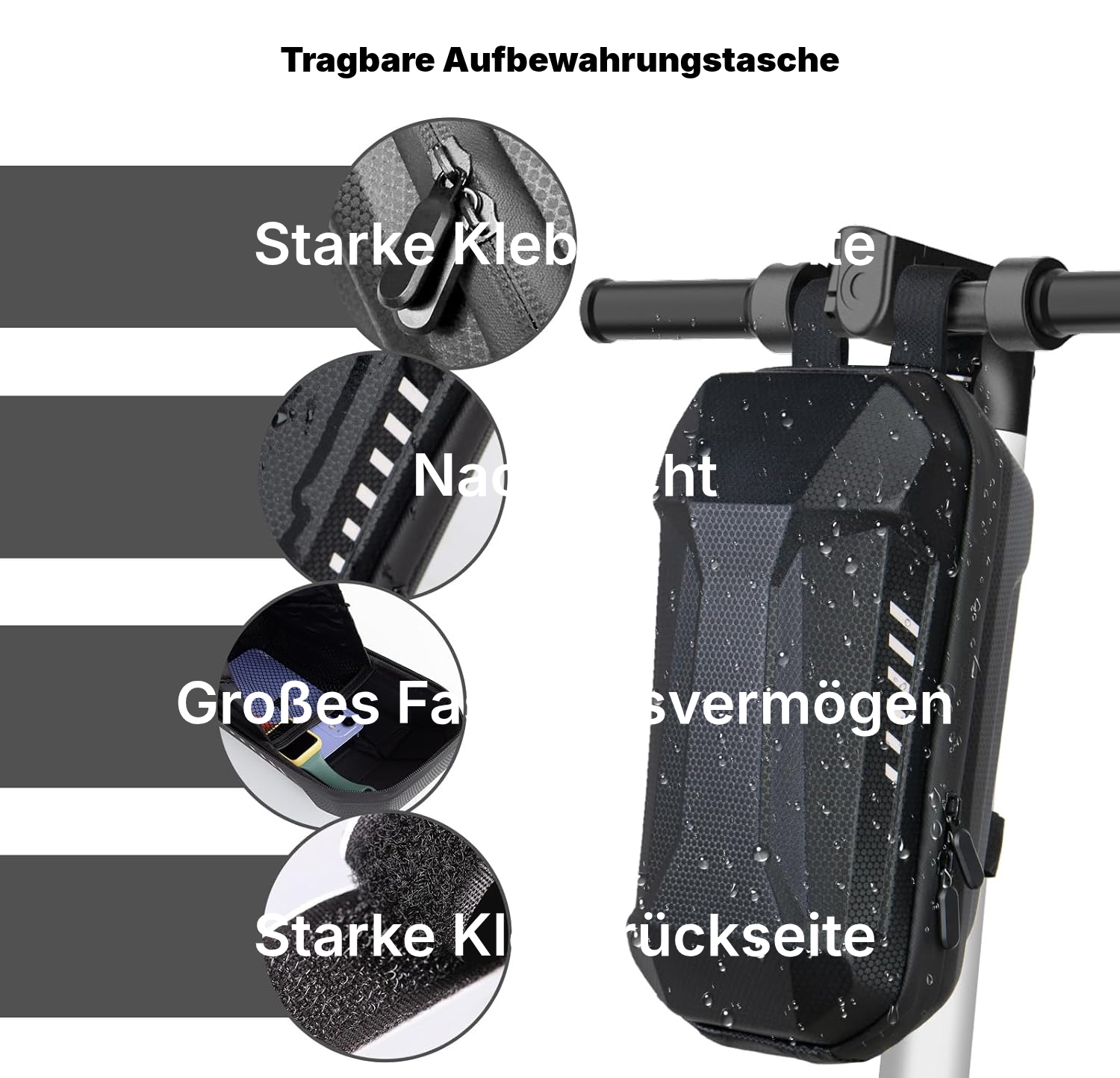 E Scooter Schloss mit Zahlencode – 30 cm — 4