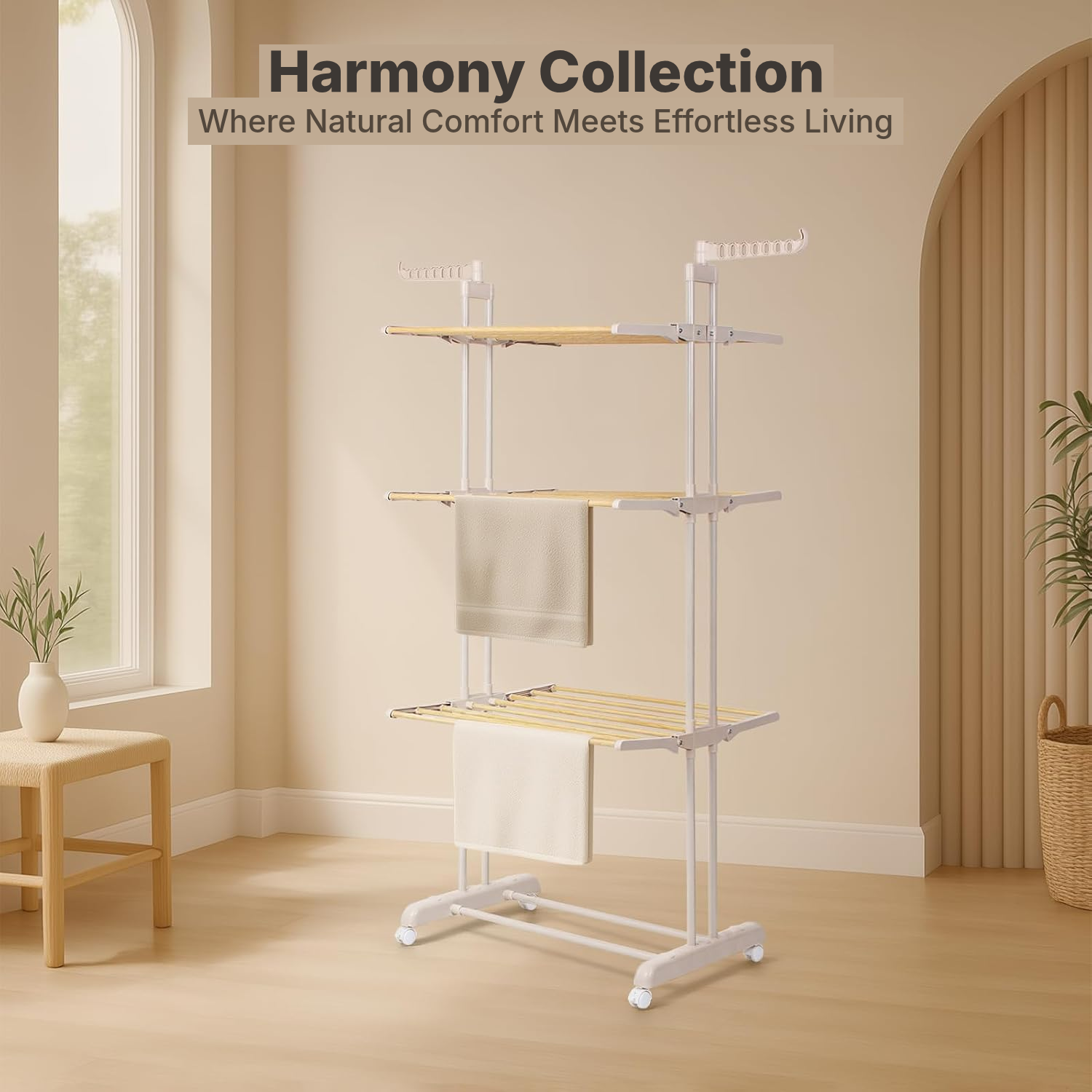 3-Tier Clothes Drying Rack — 6