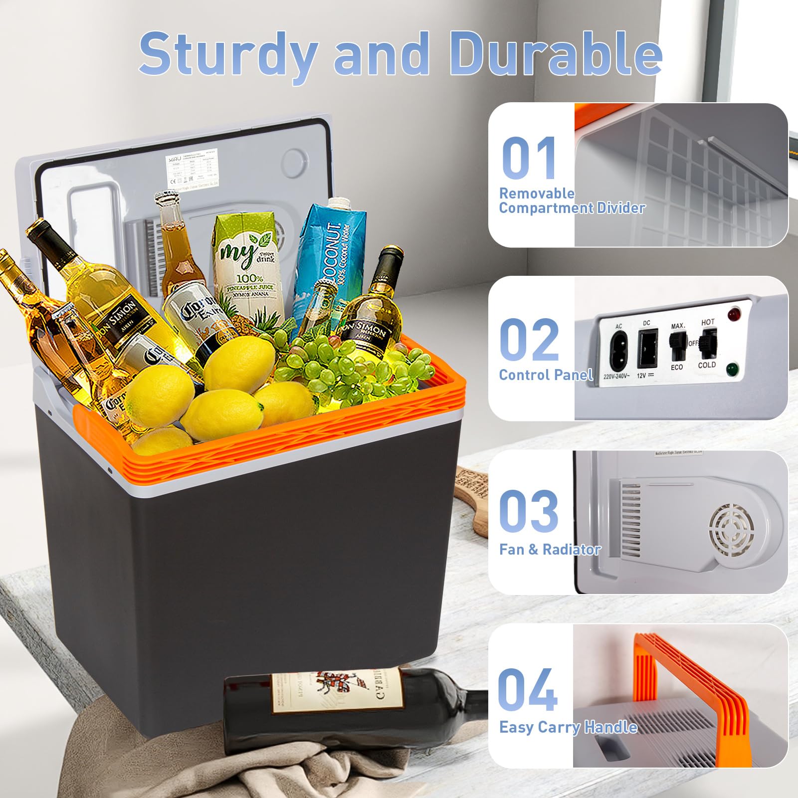 30 L Electric Cooler — Hot or Cold — 6