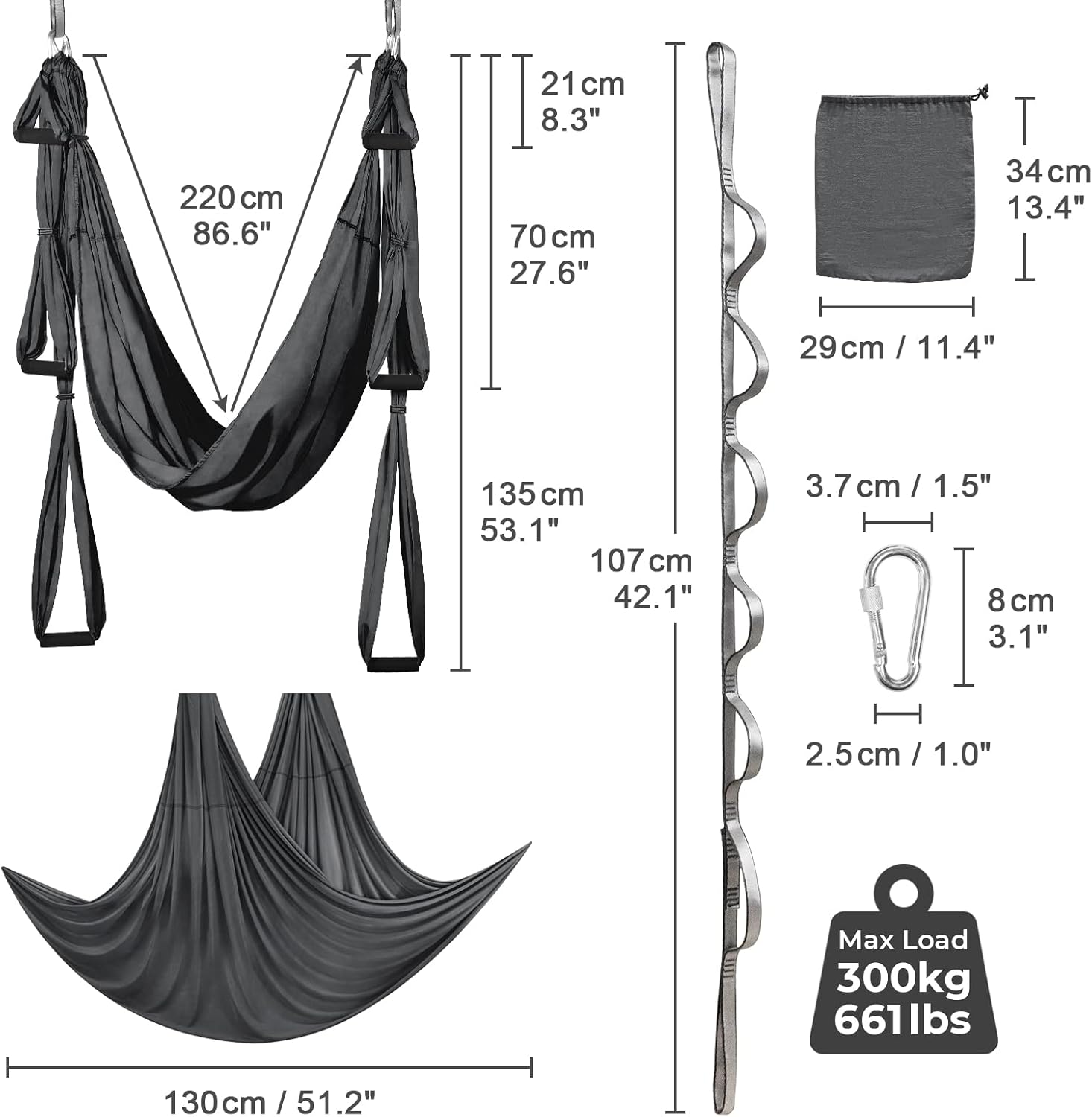 Yoga Hammock for Aerial Practice — 6