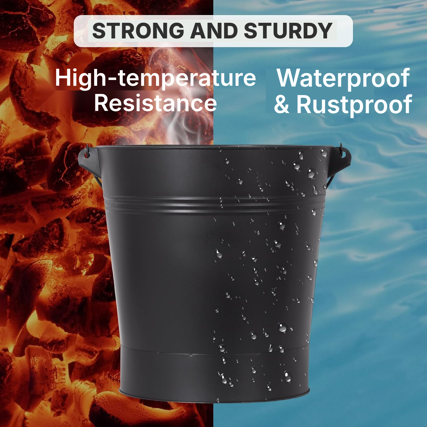 Compact Ash Pail for Fireplaces — 4